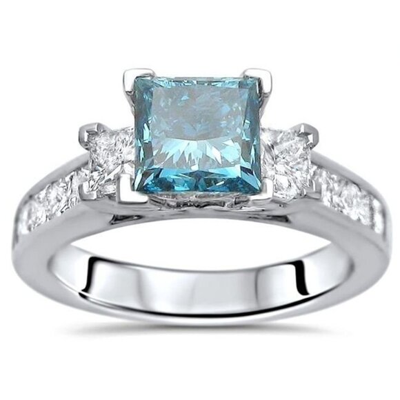 💎 Top Quality DaintyLight Delicate Princess Silver Ring for Women,INDN8569 - Picture 1 of 3